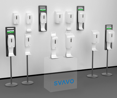 Product Info | SVAVO Mobile Sterilization Stand with Dispensers for Personal Hygiene