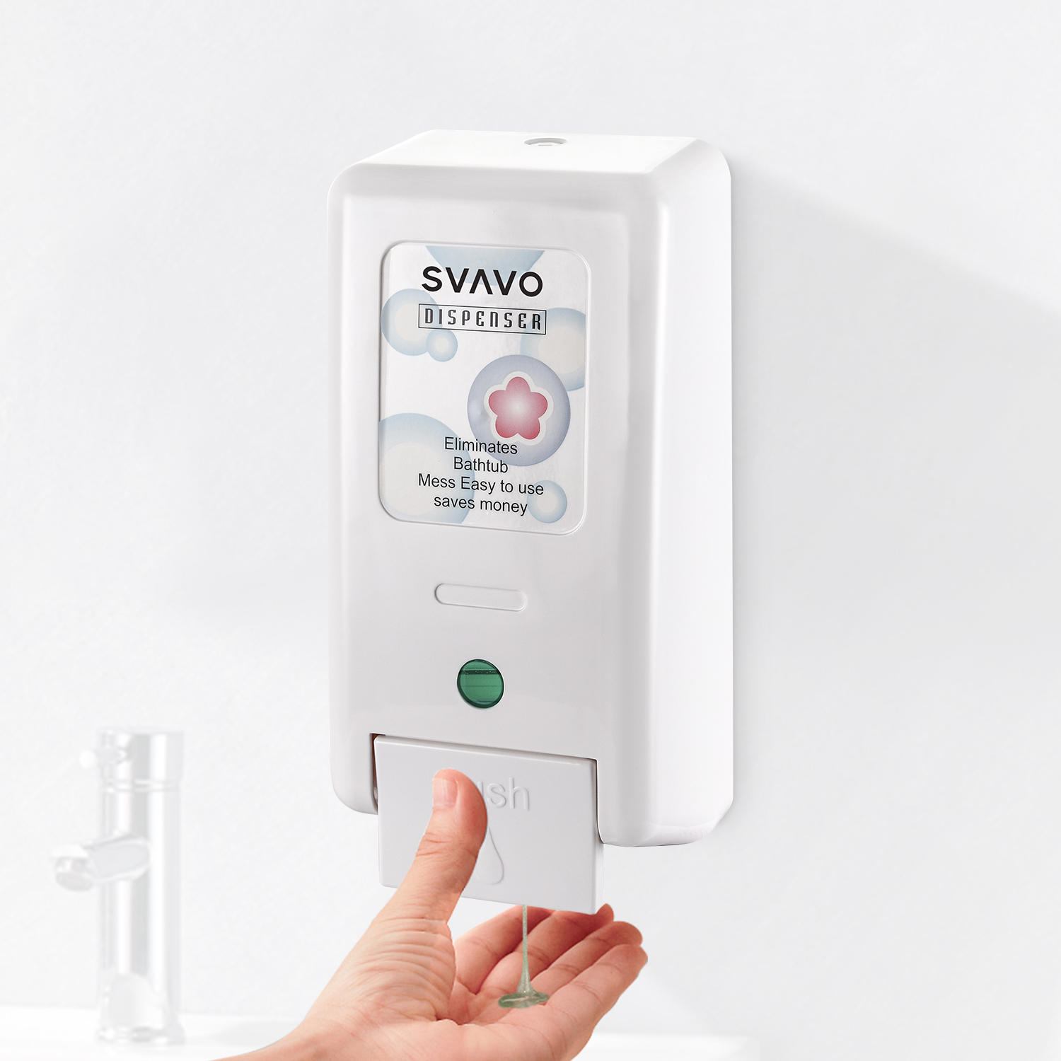 Shower shampoo dispenser wall mounted V-3101 