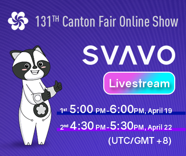 SVAVO will hold two live streaming shows for the Canton Fair