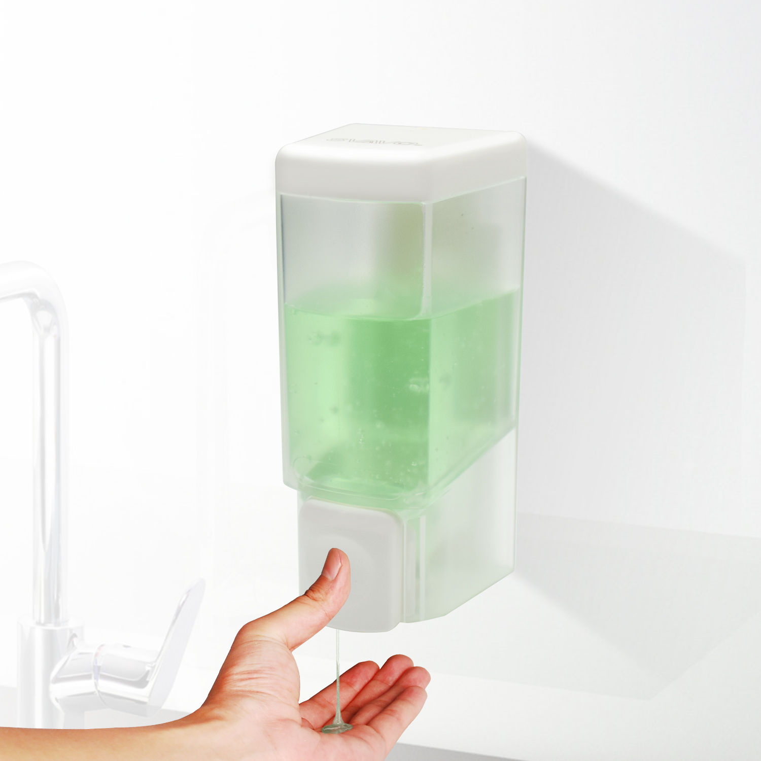 Chrome Liquid Soap Dispenser V-4301