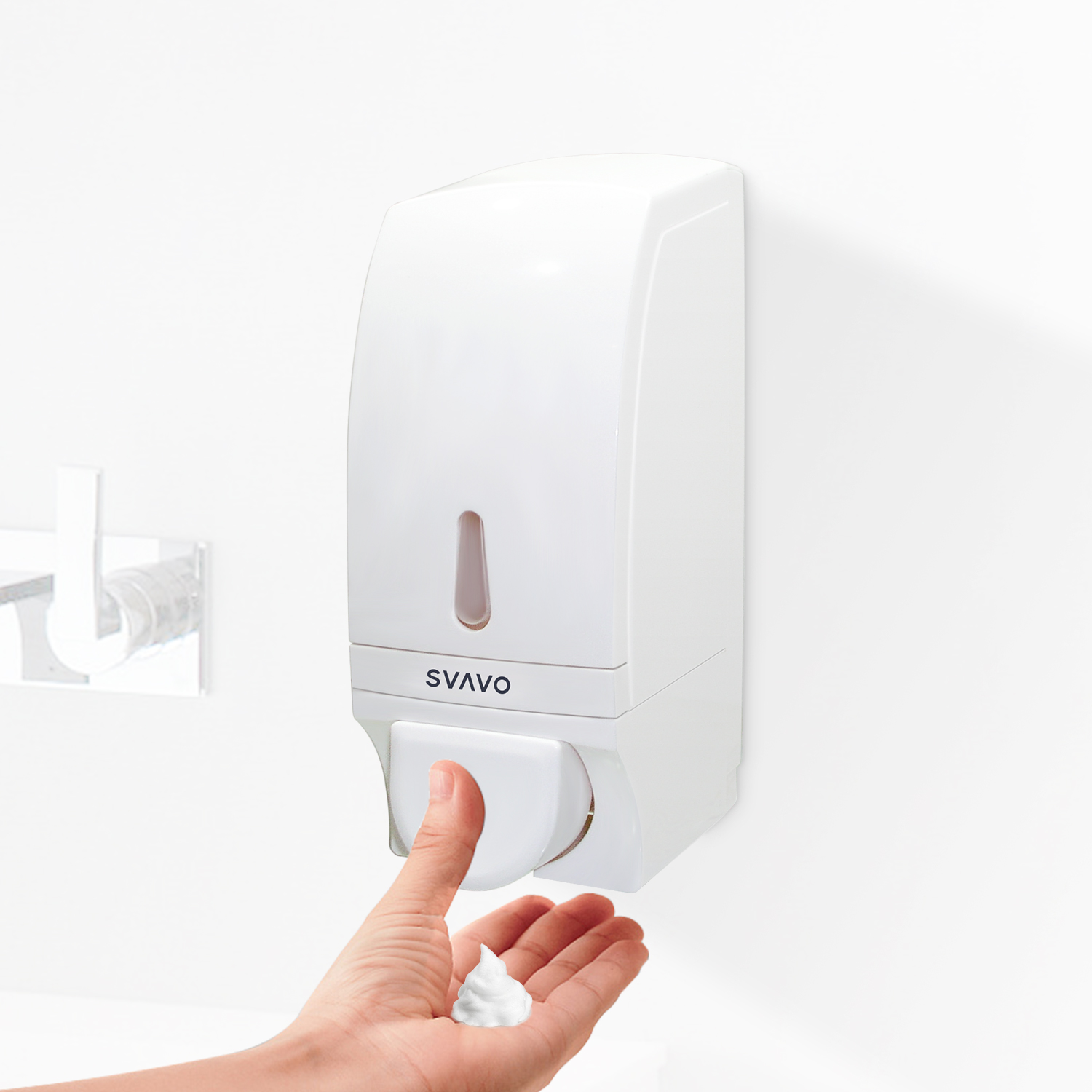 Single Plastic Foaming Hand Soap Dispenser V-830 