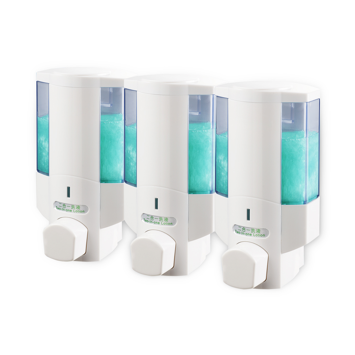 Triple Wall Mounted Shampoo And Soap Dispenser V SVAVO